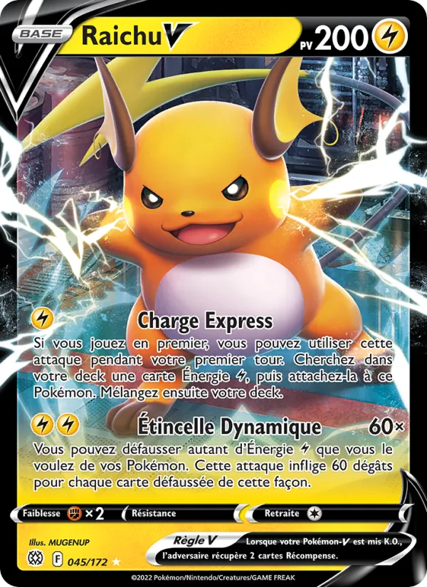 Raichu V, Stars Étincelantes No. 045