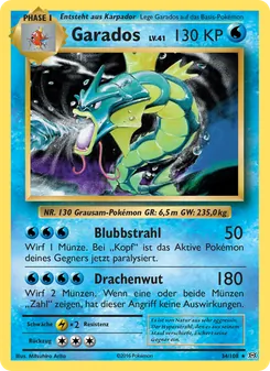 Garados, Evolution Nº 34 Normal