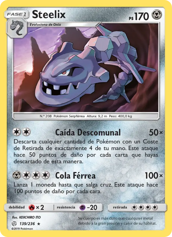 Steelix, Eclipse Cósmico No. 139