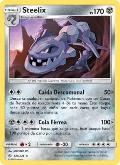 Steelix, Eclipse Cósmico Nº 139 Normal