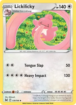 Lickilicky, Lost Origin No. 139 Normal