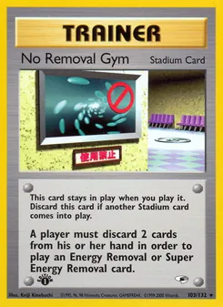 No Removal Gym, Gym Heroes Nº 103 Normal