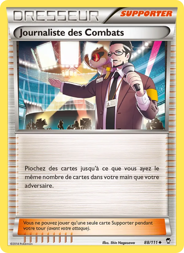 Journaliste des Combats, Poings Furieux No. 88