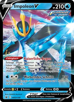 Impoleon V, SCSC Promokarten Nº SWSH108 Holo