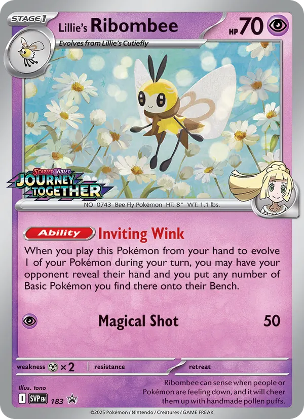 Lillie's Ribombee, SVP Black Star Promos No. 183