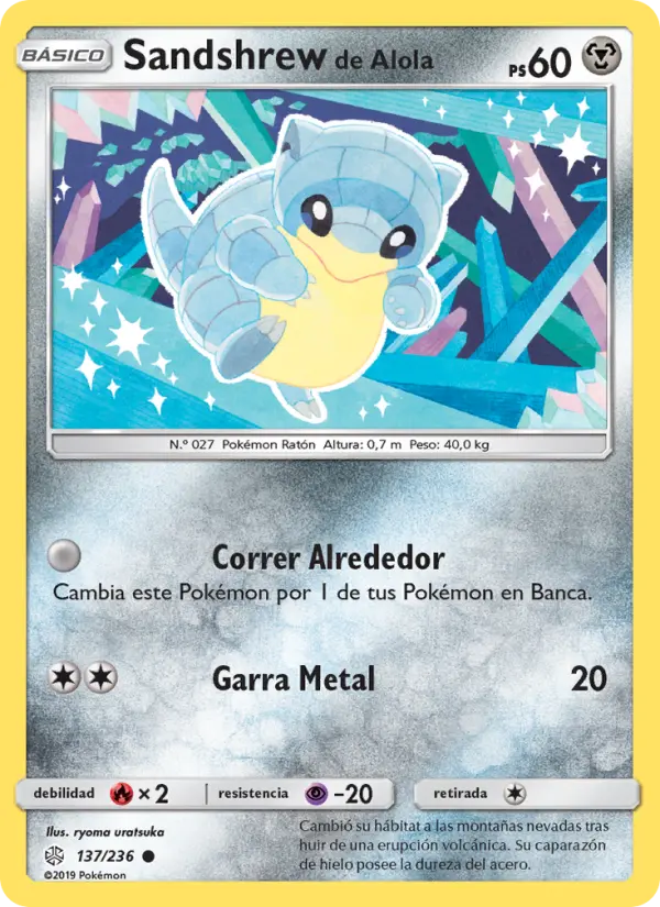 Sandshrew de Alola, Eclipse Cósmico Nº 137