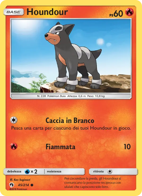 Houndour, Tuoni Perduti No. 45