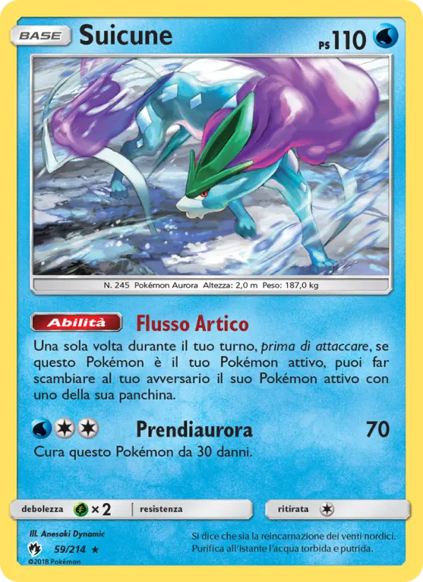 Suicune, Tuoni Perduti No. 59