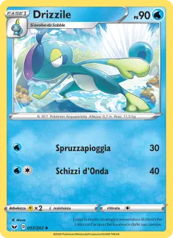 Drizzile, Spada e Scudo No. 57 Normal