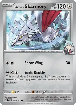 Steven's Skarmory, Destined Rivals No. 142 Normal