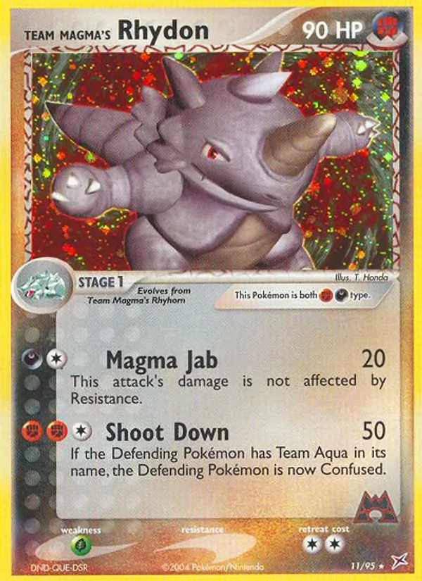 Team Magma's Rhydon, Team Magma vs Team Aqua No. 11