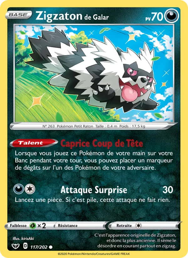 Zigzaton de Galar, Épée et Bouclier No. 117
