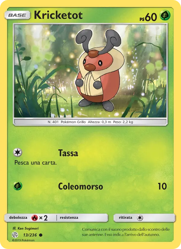 Kricketot, Eclissi Cosmica Nº 13