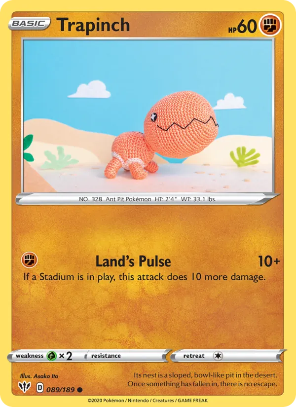 Trapinch, Darkness Ablaze No. 89