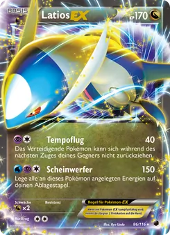 Latios-EX, Plasma-Frost Nº 86 Normal