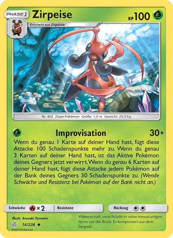 Zirpeise, Welten im Wandel Nº 14
