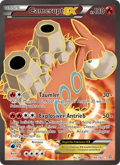 Camerupt EX, Protoshock Nº 146 Normal