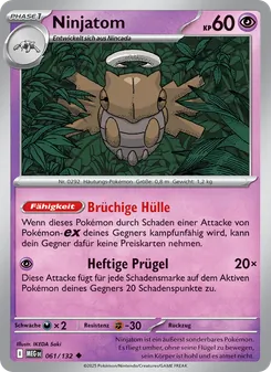 Ninjatom, Mega-Entwicklung Nº 061 Normal
