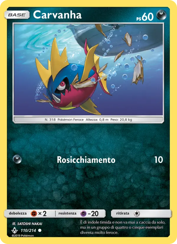 Carvanha, Legami Inossidabili Nº 110