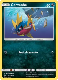 Carvanha, Legami Inossidabili Nº 110 Normal