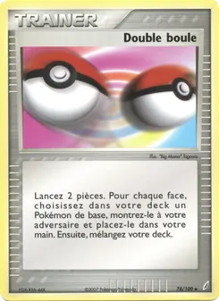 Double boule, EX Gardiens de Cristal Nº 78 Normal