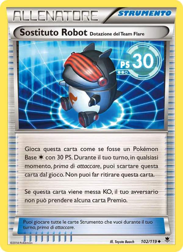 Sostituto Robot [Dotazione del Team Flare], Forze Spettrali Nº 102