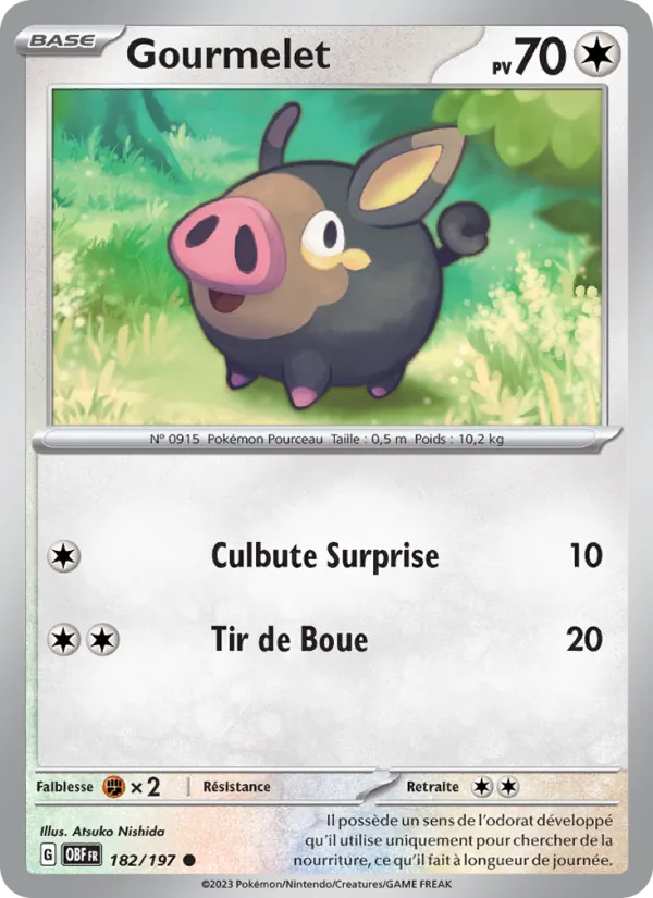 Gourmelet, Flammes Obsidiennes Nº 182