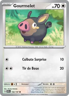 Gourmelet, Flammes Obsidiennes Nº 182 Normal