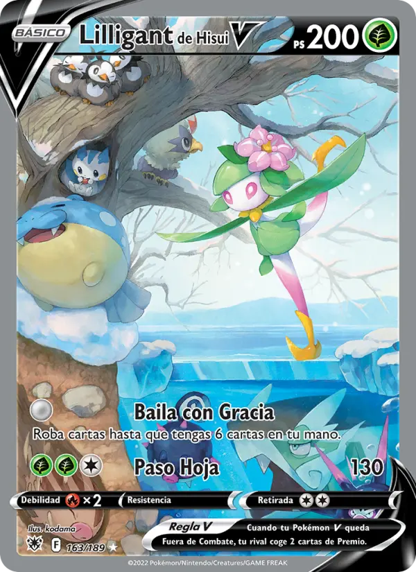 Lilligant de Hisui V, Resplandor Astral No. 163
