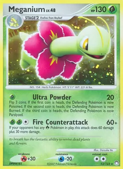 Meganium, Mysterious Treasures Nº 13 Holo