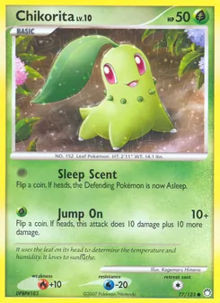 Chikorita, Mysterious Treasures No. 77 Normal