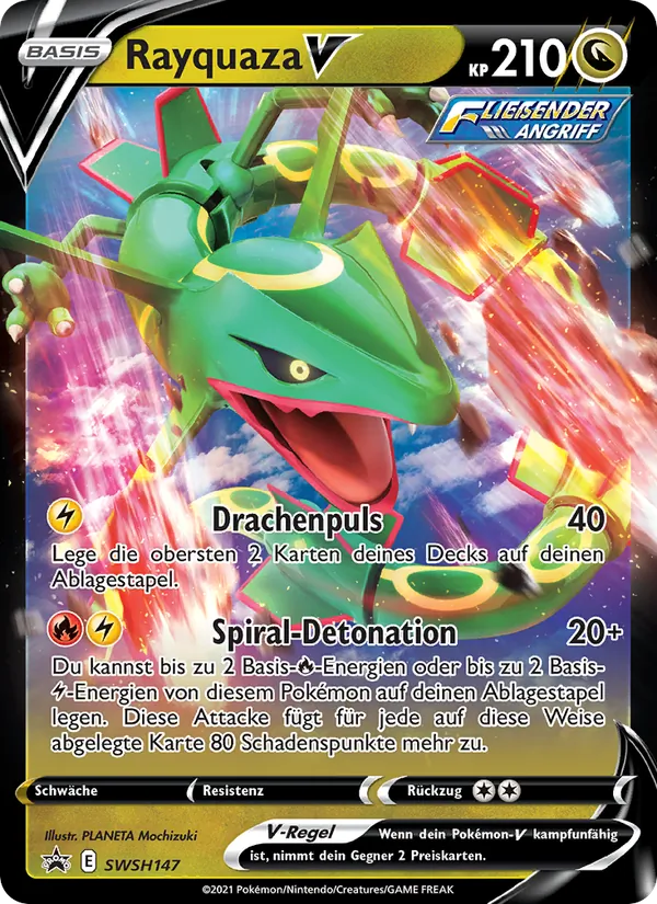 Rayquaza V, SCSC Promokarten No. SWSH147