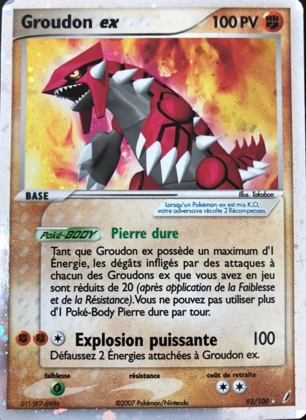 Groudon ex, EX Gardiens de Cristal No. 93