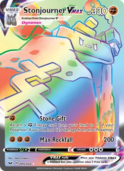 Stonjourner VMAX, Sword & Shield No. 205 Holo