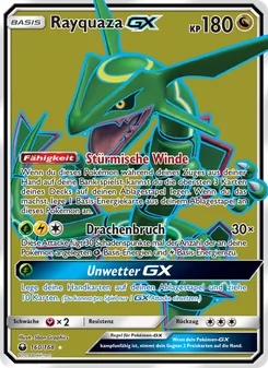 Rayquaza GX, Sturm Am Firmament Nº 160 Normal