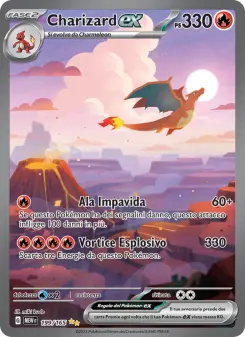 Charizard-ex, 151 No. 199 Holo