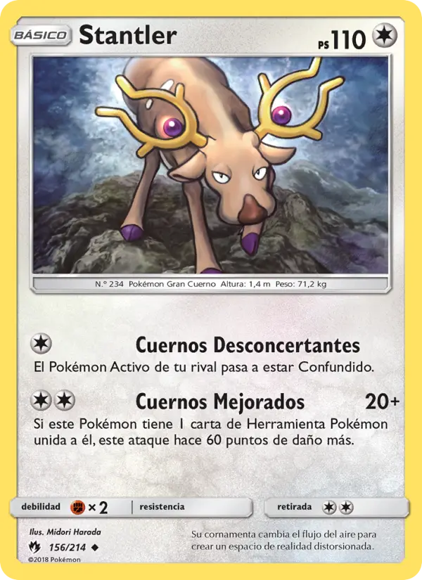 Stantler, Truenos Perdidos No. 156