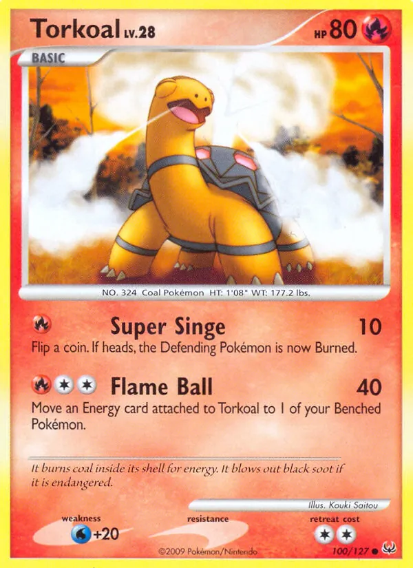 Torkoal, Platinum No. 100