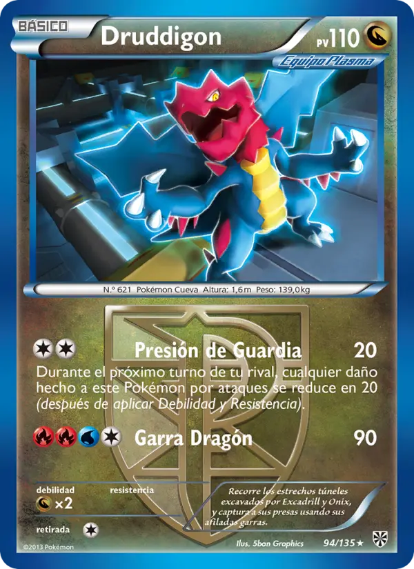 Druddigon, Tormenta Plasma No. 94