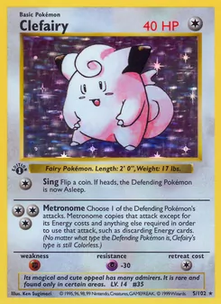 Clefairy, Base Set No. 5