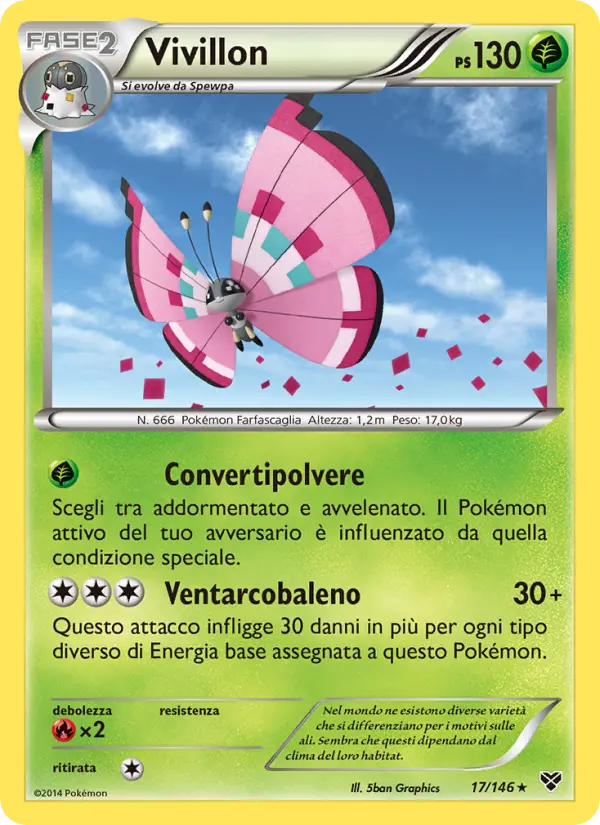 Vivillon, XY No. 17