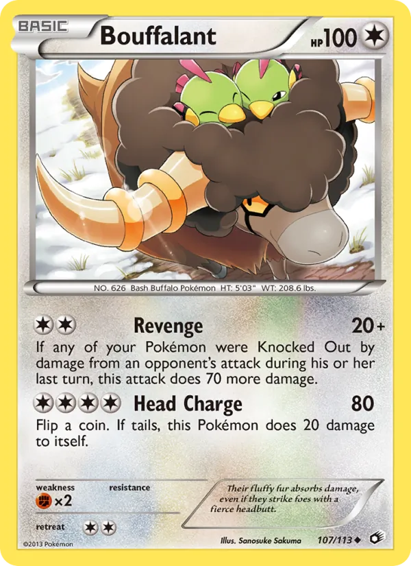 Bouffalant, Legendary Treasures No. 107