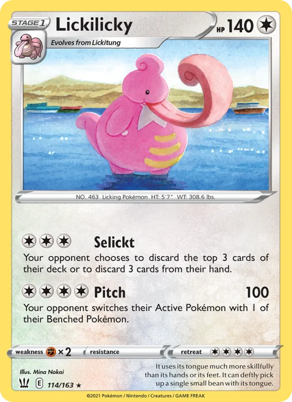 Lickilicky, Battle Styles Nº 114