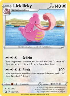 Lickilicky, Battle Styles No. 114 Normal