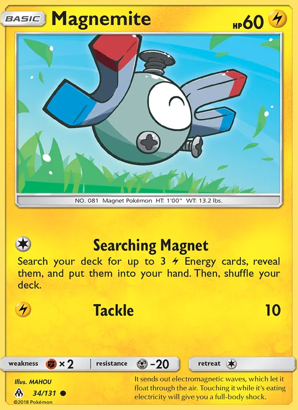Magnemite, Forbidden Light No. 34