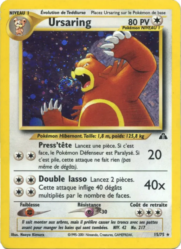 Ursaring, Neo Discovery No. 15