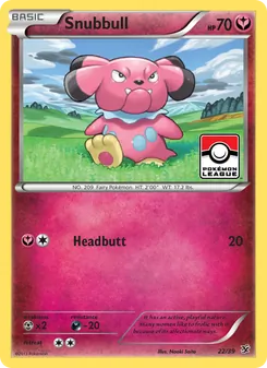 Snubbull, Kalos Starter Set Nº 22 Normal
