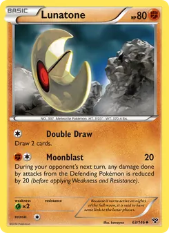 Lunatone, XY Nº 63 Normal
