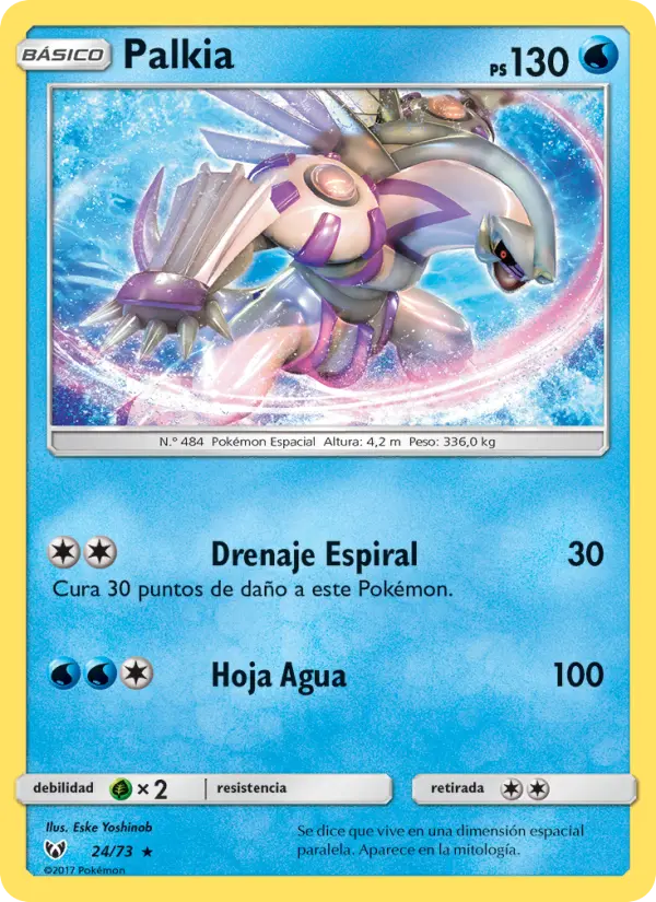 Palkia, Leyendas Luminosas No. 24