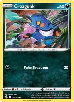 Croagunk, Golpe Fusión Nº 165 Normal